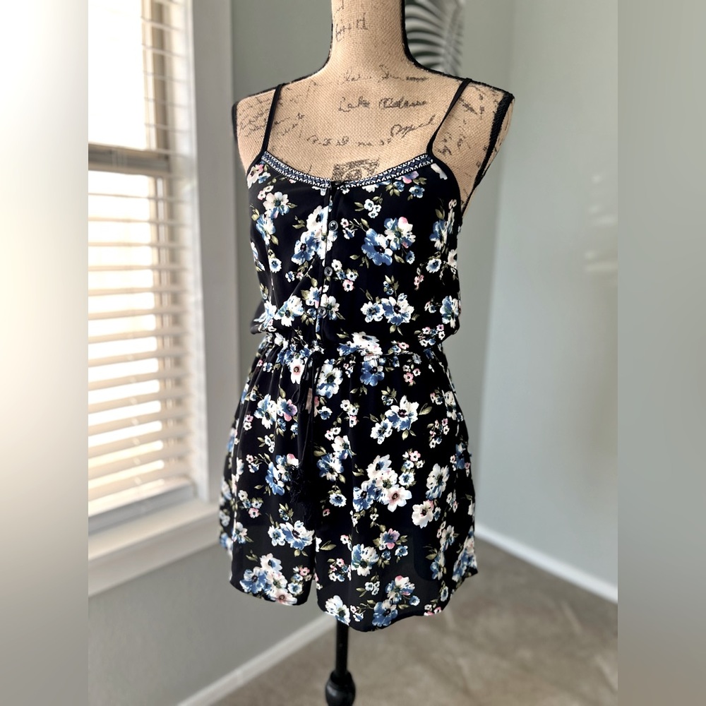 Flower Pattern Romper